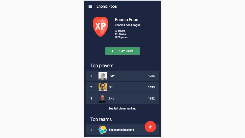 League page